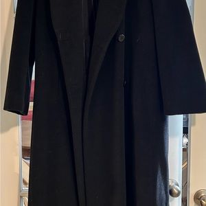 Georgio Armani wool cashmere full length coat.